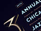 Poster submission for the Annual Chicago Jazz Festival.