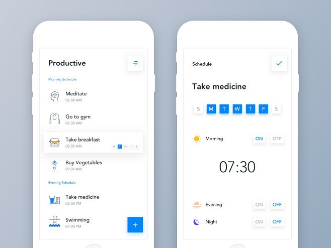 Schedule planner app