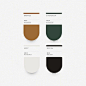 #logo设计享#  Clover & Crow 分享的高级感配色方案，太精致了 ​​​​