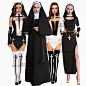 万圣节cosplay
宗教，修女，基督教，暗黑