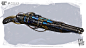 Concept art for electric shotgun