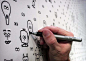 Doodle-Encouraging Wallpaper - This Interactive Wallpaper Makes Drawing on the Walls Possible (GALLERY)