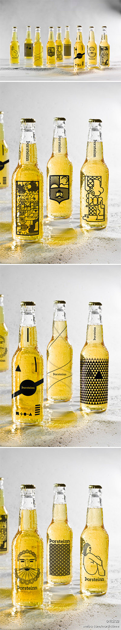 #北欧设计# 这个啤酒包装设计项目来自冰...