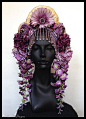 Lavender & Amethyst Flower Headdress