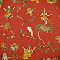 Scalamandre's Chinoiserie Circus, love! Available through InteriorDesignerShowroom.com