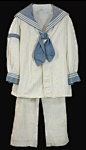 Children’s fashion from the 1900s: Sailor suits were very popular, as were brownie suits or overalls as we know them. Girls also wore middies and the reefer coat which was alike for both boys and girls. In girls fashion they also wore dresses similar to o