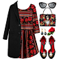 A fashion look from October 2014 featuring Dolce&Gabbana pumps, Dolce&Gabbana handbags and Miu Miu sunglasses. Browse and shop related looks.