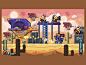 Bird Bot Desert Chase game dev pixel art dev game gaming illustration