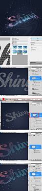 【PS教程！制作绚丽的闪光粒子字体特效】本文教大家用PhotoShop制作闪亮的3D彩色粒子文字，非常棒的字效。全文请戳→<a class="text-meta meta-link" rel="nofollow" href="http://t.cn/8FGKF7O" title="http://t.cn/8FGKF7O" target="_blank"><span class="