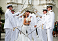 超级有范儿的海军主题婚礼