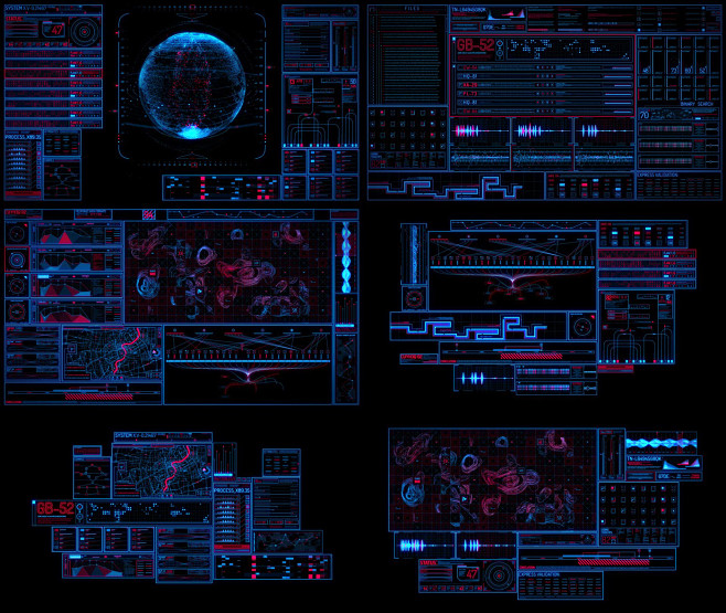 X-REC Interface HUD ...