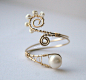 Wire Wrapped Ring with Pearls *Giveaway* by *WrappedbyDesign on deviantART