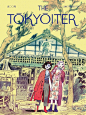 一本只有封面没有内页的杂志，日本虚拟在线杂志《THE TOKYOITER》，由在日本工作的法国设计师 David Robert 和英国插画师 Andrew Joyce 共同发起设计创意大爆炸 ​​​​