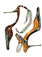 Manolo Blahnik - 高跟鞋设计手绘图 - ＪＩＭＭＹ  ＬＵ - 绵