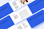 Behance 上的 Blue | Brand Guidelines Template