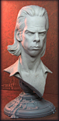 Nick Cave Bust by TrevorGrove