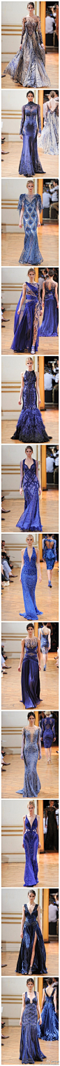 Zuhair Murad 2013秋冬女装高级定制系列，来自黎巴嫩的设计师Zuhair Murad，服装秀的灵感来自于魔法森林的想像。（转）