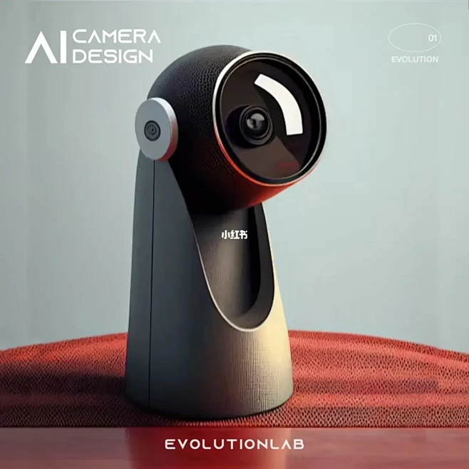 AI赋能工业设计 立式摄像头