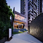 泰国芭堤雅baan plai haad豪华公寓入口区景观设计by trop -mooool设计