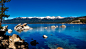 太浩湖, 加利福尼亚州, 山, 森林, 美国, 假期, 自然, 和平, 岸
