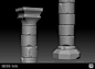 Column, Diego Silva : This is a column asset I made for an ongoing personal project.
Sculpted in zbrush, baked and textured in Substance Painter, rendered in Marmoset.