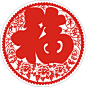 中国传统福字窗花矢量素材 - 素材中国16素材网