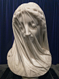 This Intricate 19th-Century Sculpture Creates The Illusion Of A Transparent Veil : The veil has always been seen as a sign of secrecy, with its light, flowing waves gently hiding what’s underneath. Conveying its intricate shapes through art has been a cha