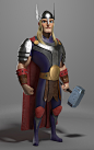 Thor , Léo Rezende : Hi guys, this is a character i've done to Brighton Grammar School working as freelancer.