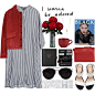 A fashion look from October 2015 featuring zara top, red jacket and wedges shoes. Browse and shop related looks.