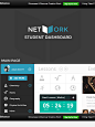 Network - Student Dashboard on Behance