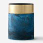 Lex Pott; Oxidized Brass 'True Colours' Vase for &tradition, 2015.