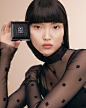 Photo by Givenchy Beauty on February 12, 2024. May be an image of 1 person, makeup, lipstick, hair and text.