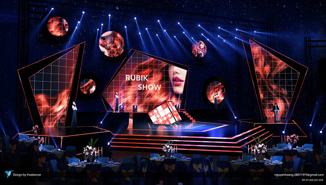 Stage Design - Rubik...