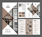 装饰装修企业三折页模板