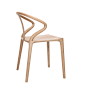 十二时慢[木兰椅]黑胡桃白橡实木现代简约设计餐椅扶手椅圈椅-淘宝网