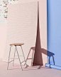 pink wall, pink inspiration, Dowel Jones Hurdle Family