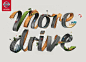 Nissan - "More Drive" : Typographic execution for Nissan Australia