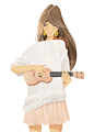 Ukulele girl