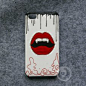 【阿呆手作】独家手绘手机壳 烈焰红唇 n7100 touch5 iPhone htc 各种型号可定制