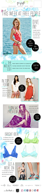 Free People newsletter summer email