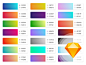 Gradients pack // Freebie .sketch