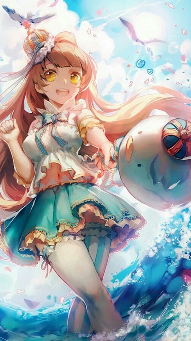 疏璃二次元意境头像小清新高清插画简洁黑长直女生呆萌唯美可爱萌萌哒