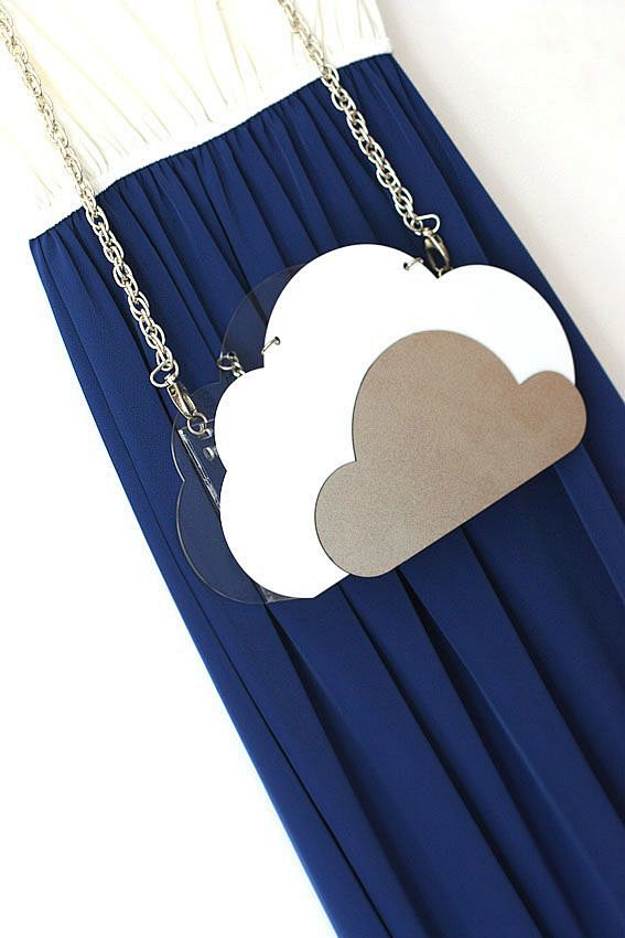 Fluffy Cloud clutch ...