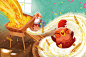 LITTLE RED HEN : cute story of little red hen