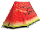 What a melon!  A camping idea that encourages fun, adventure and a love of fruity treats.