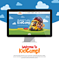 KidCamp website design :  It was great experience to create a summer camp design. The main question was ”how to make the website attractive to adults as well as for a little child” We think, we did it.