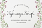 hydrangea-script-font-wedding-font-calligraphy-handwriting-o