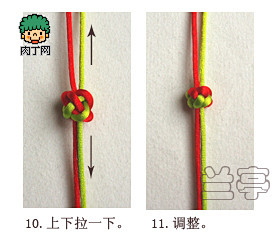 中国结六瓣纽扣结的编法