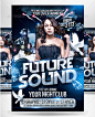 Print Templates - Club Sessions l Future Sound Party Flyer | GraphicRiver