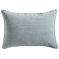 Pier 1 -Lindon Lumbar Pillow - Smoke Blue - perfect tie in with the throws to pull out the light blue in the dining room painting.